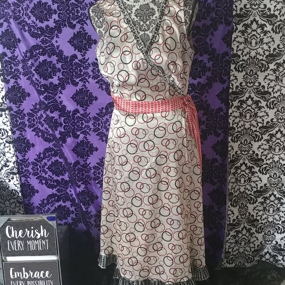 Cato Silky wrap dress size 14